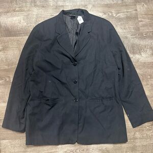 Gap Black Long Blazer Size 10